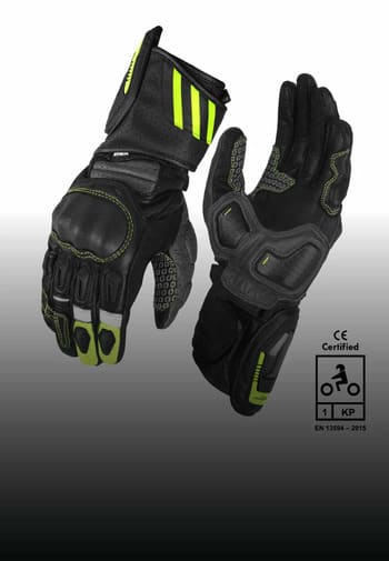 Rynox Storm Evo 3 riding gloves complete CE certified protection